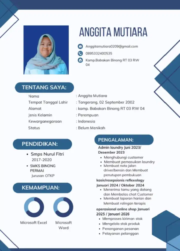 Mencari pekerjaan dan mau belajar