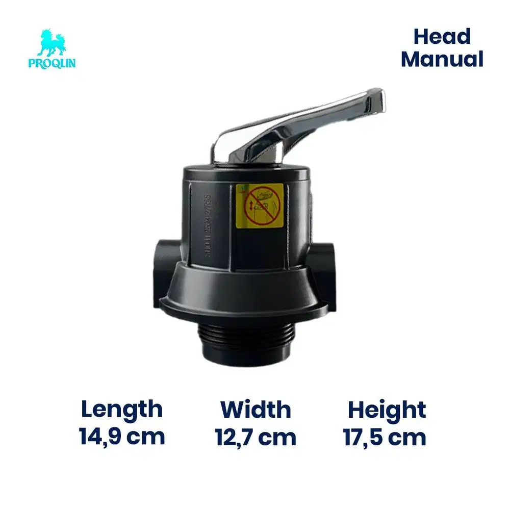 Kepala Filter Air Manual 3 Way Valve Runxin Original