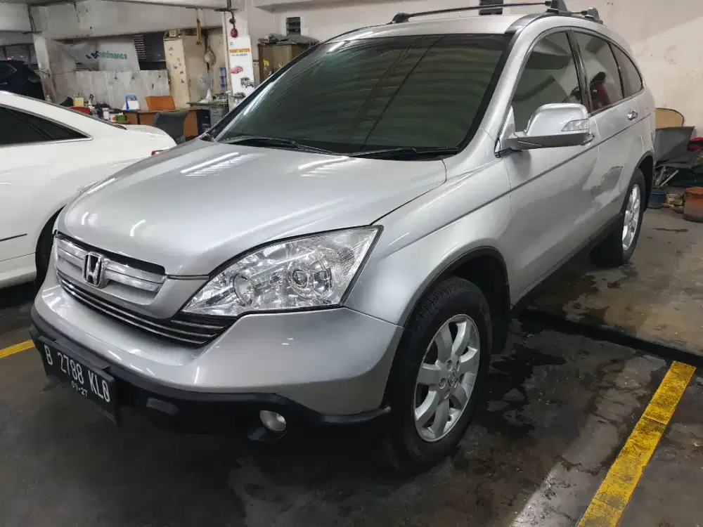 Honda CRV 2.4 2008 Abu2 Muda Pajak Panjang Low KM Mulus Bagus Dp 8jt