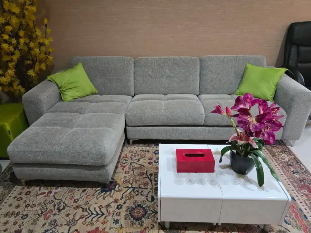 Sofa Informa L Shape Warna Abu