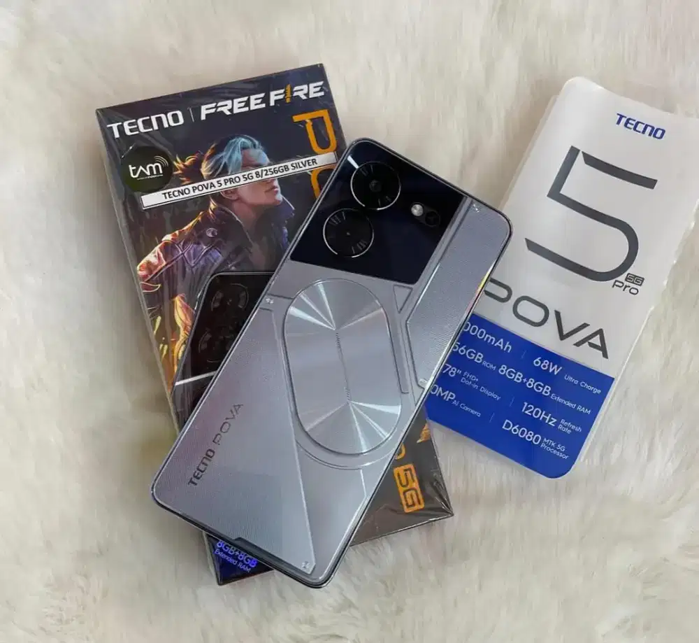 Murah Tecno pova 5pro 5G 8/256 lkp, bs TT