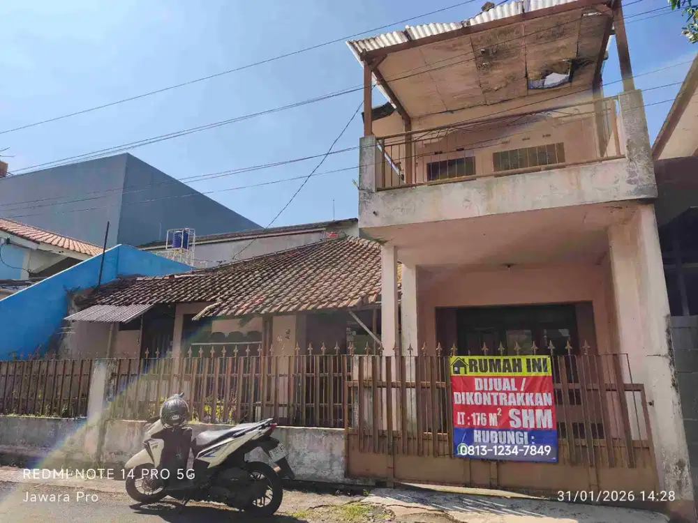 rumah hitung tanah komplek arcamanik endah dekat griya sport center