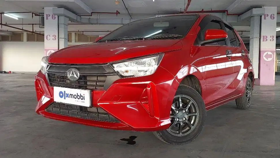 Garansi Mesin 1th TDP 6,JT Daihatsu Ayla 1.0 New X Bensin-MT Merah