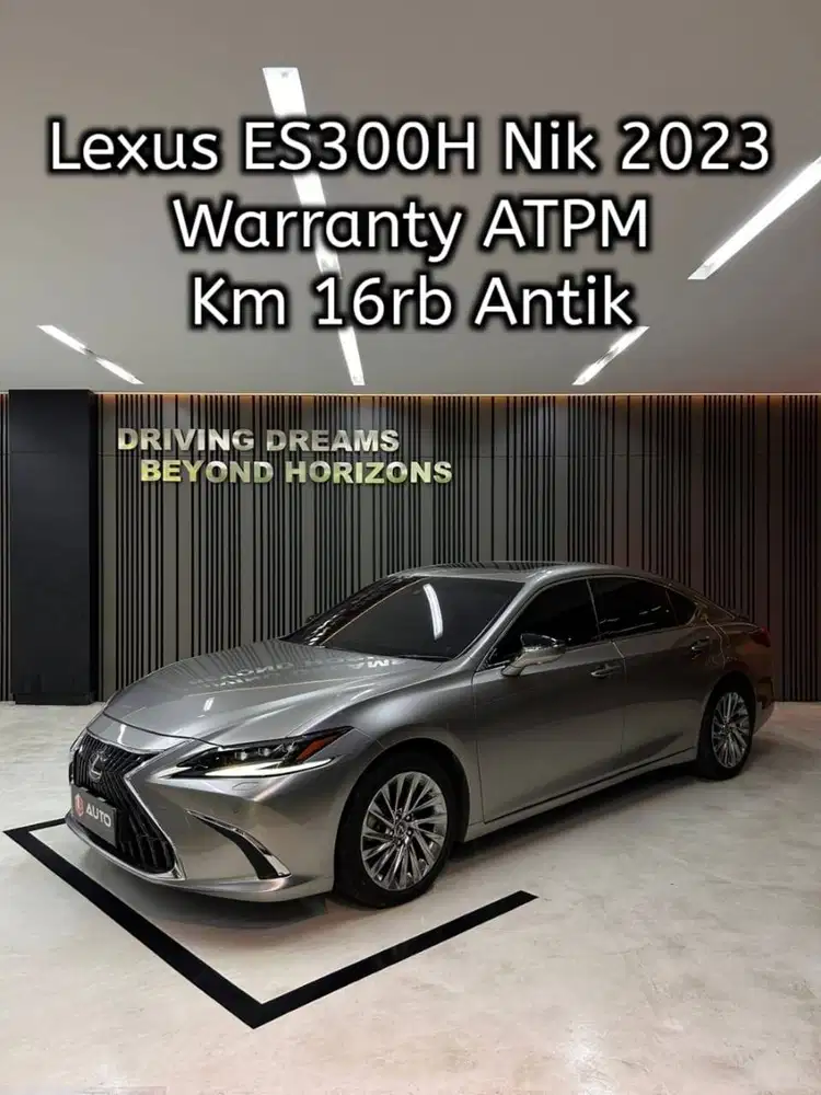 Lexus ES300H AT 2023 ES300 Hybrid Km16rb Sonic Titanium B71NIN