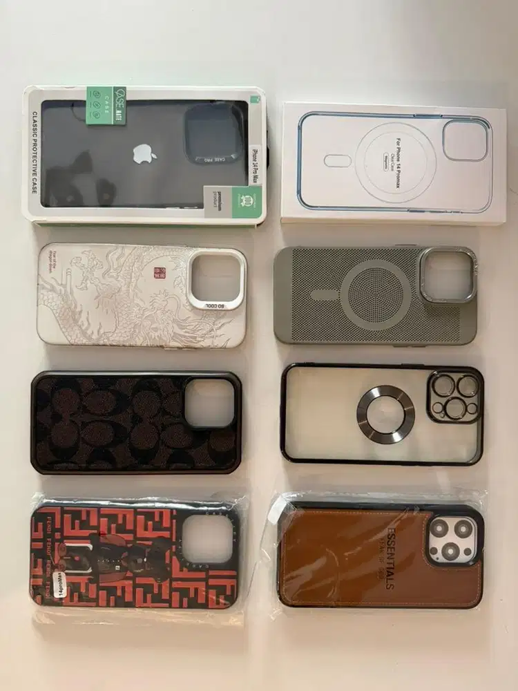 8 pcs Casing iphone 14 promax.