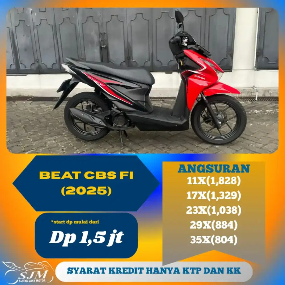 Beat CBS 2025 Pajak Panjang