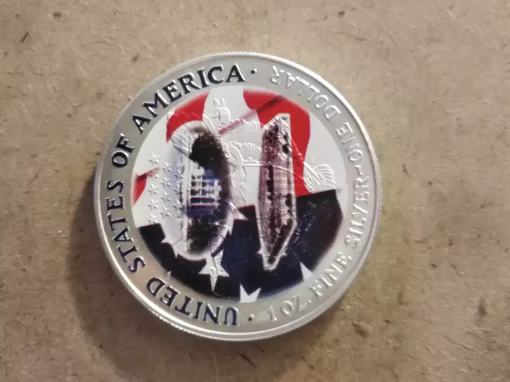 Koin Perak .999 Fine Silver 1 Troy Oz ( 31,1gram )