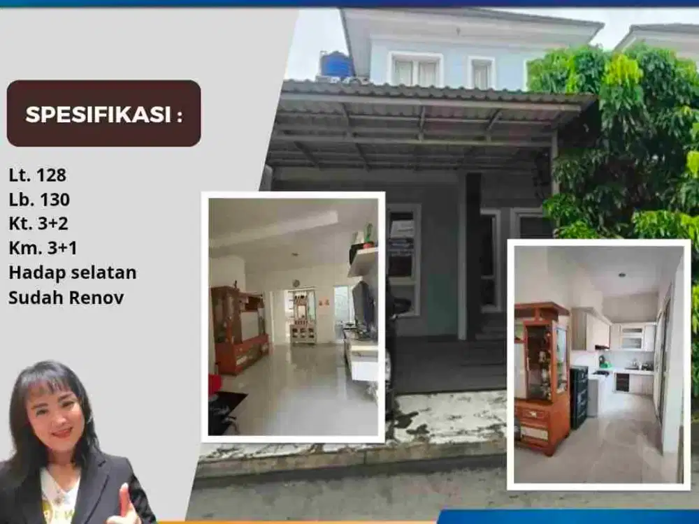 Jual Rumah Renov Cluster Chiara SUvarna Lavon Cikupa Tangerang