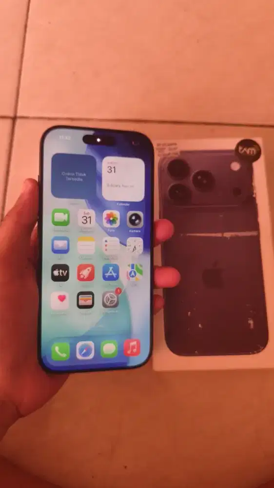 iphone 17 pro 256gb ibox fullset like new garansi on