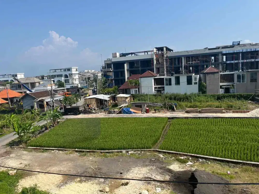 Dijual Lahan view sawah kawasan Cemagi cocok untuk segala jenis usaha atau villa