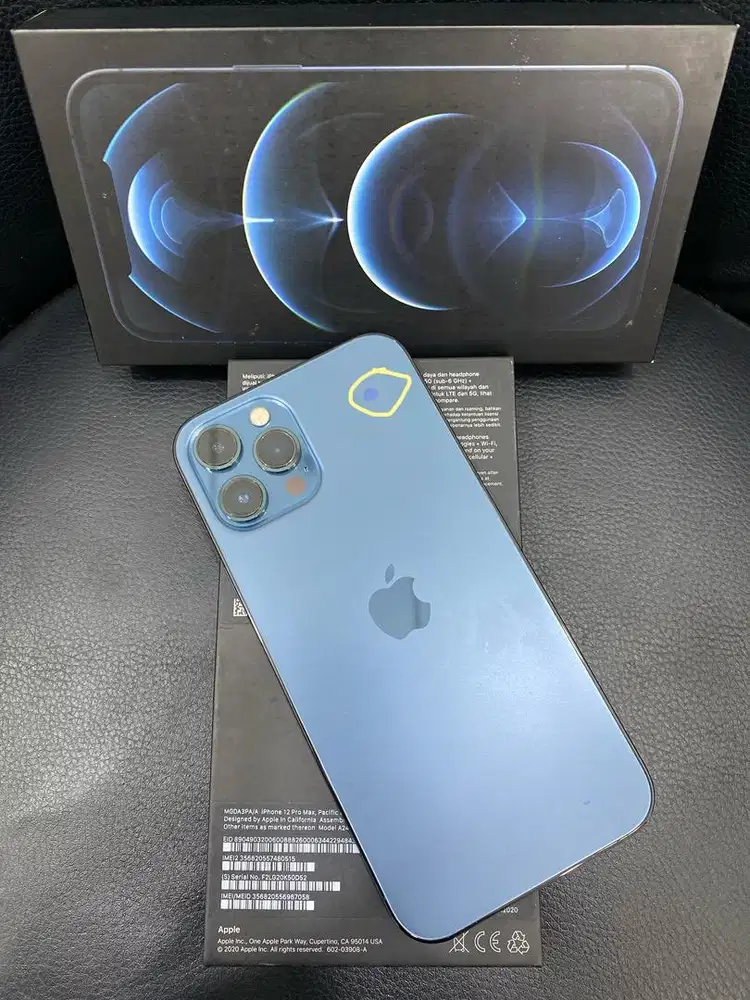 IPhone 12 Promax , Paciffic Blue , 128GB IBox