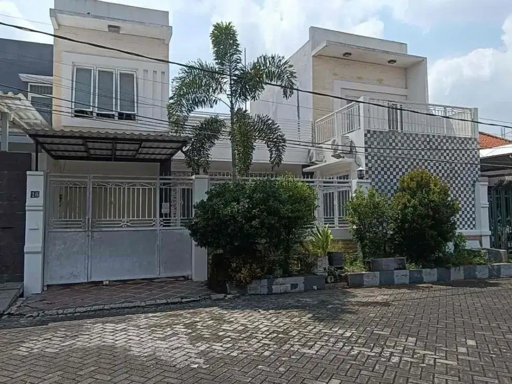 Dijual rumah manyar tirtomoyo row jalan 4 mobil