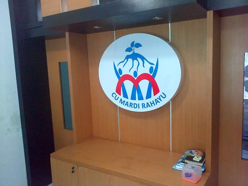 Bikin Neon box sign papan nama menu huruf timbul letter & Aneka Stiker