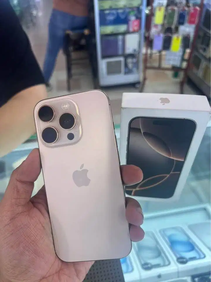 Iphone 16 PRO 128 (Dessert) Resmi BeacukaiFullset