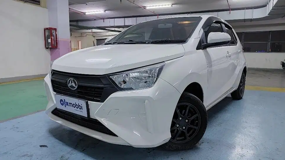 Garansi Mesin 1th TDP 7,JT Daihatsu Ayla 1.0 X Bensin-AT Putih 2024