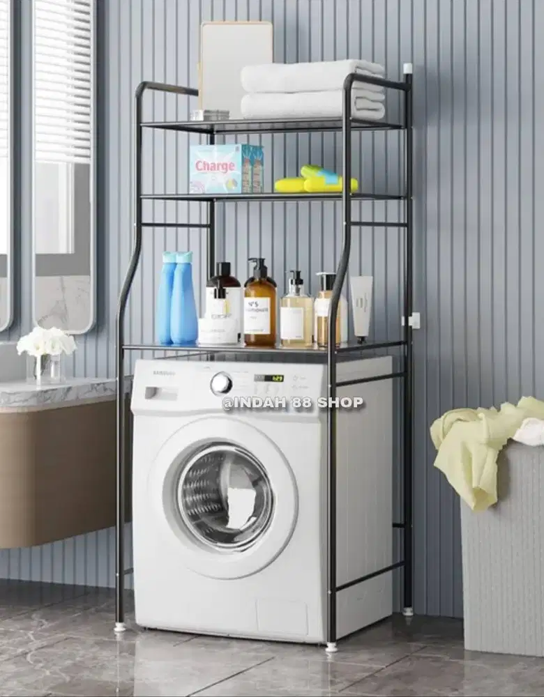 Rak Mesin Cuci 3 Susun / Rak Toilet Wc Kamar Mandi