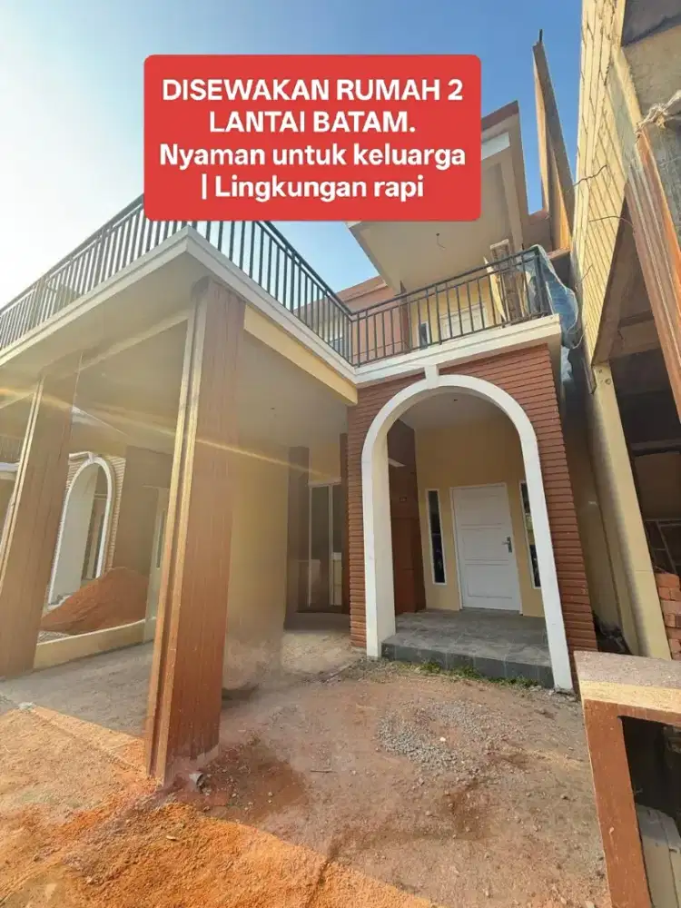 DISEWAKAN RUMAH 2 LANTAI PALAZZO GARDEN, BATAM