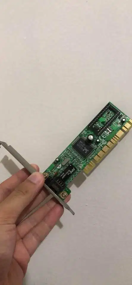 lan card internal pc soket lama