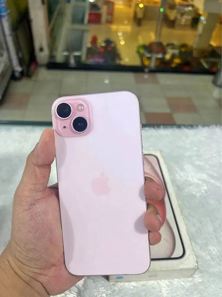 Iphone 15 PLUS 128 IBOX (PINK) Fullset ORI Joss