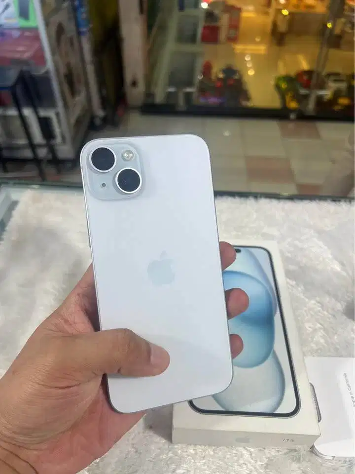Iphone 15 PLUS 128 IBOX (BLUE) Fullset Ori JOSS