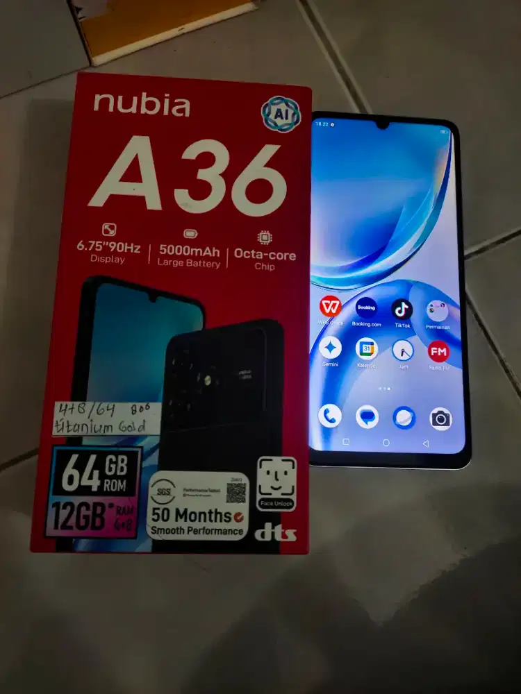 Nubia a36 4+8/64
