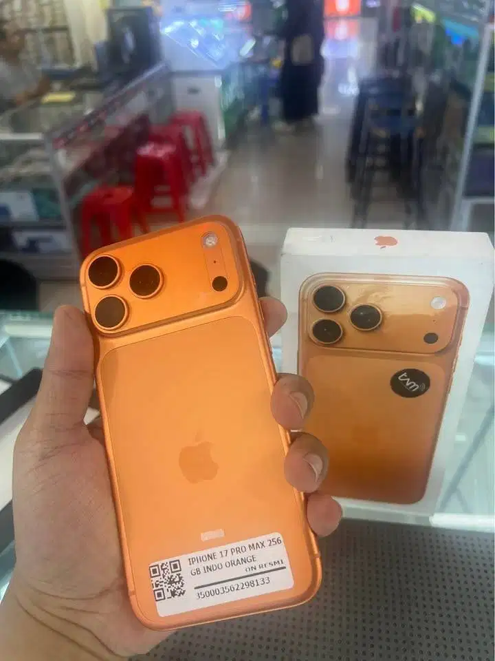 Iphone 17 PROMAX 256 GB (OREN) IBOX LIKE NEW GARANSI FULL DESEMBER 202