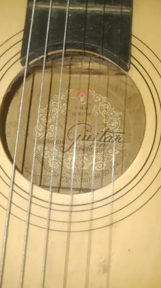 Gitar akustik KAPOK MG010 original, pemakaian pribadi oke suaranya
