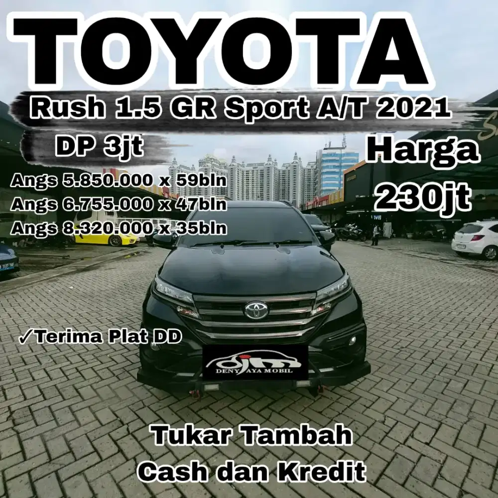 Dp 3jt!! Rush GRsport automatic 2021 wrn hitam