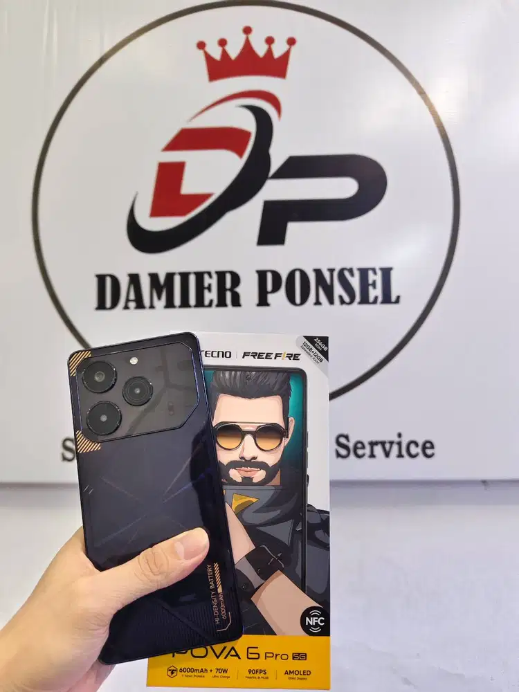 TECNO POVA 6 PRO 5G (12/256) SECOND FULLSET EX GARANSI RESMI NASIONAL