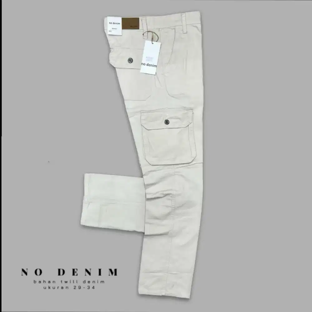 Celana Cargo Premium bahan tebal Size 29-34