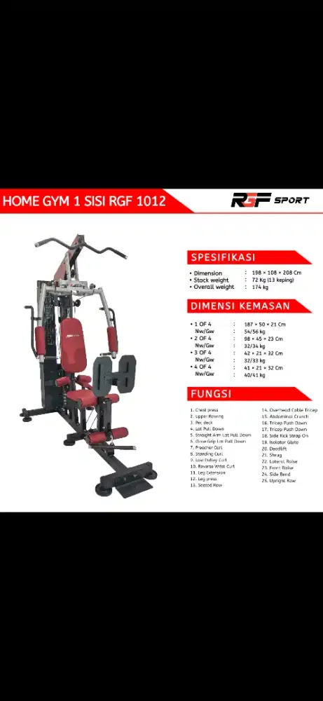 Home gym RGF 1012