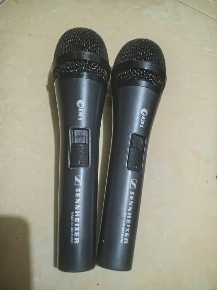 Sepasang mic SENNHEISER e835s Made in german