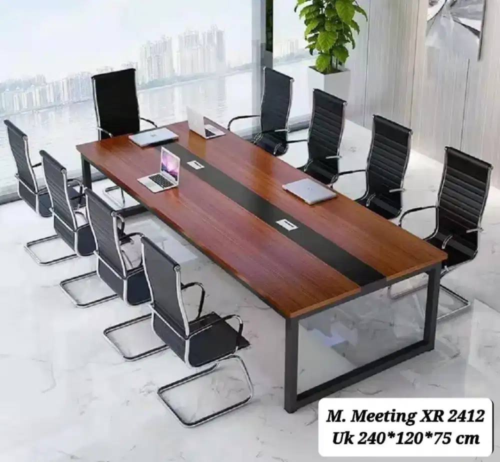 Meja Rapat Meeting Brown Stody