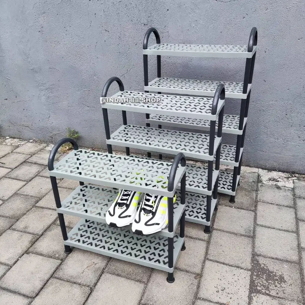 Rak Sepatu Plastik susun / Rak Sepatu Susun