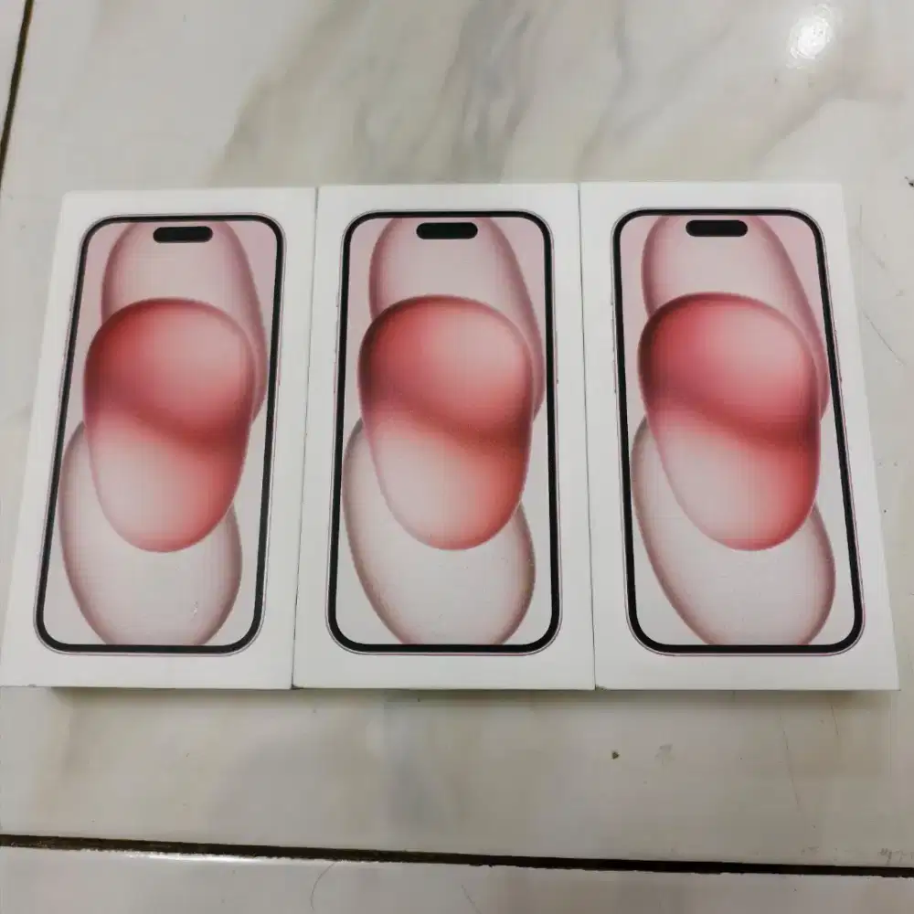 Iphone 15 pink 128gb new segel BACA DESKRIPSI !!