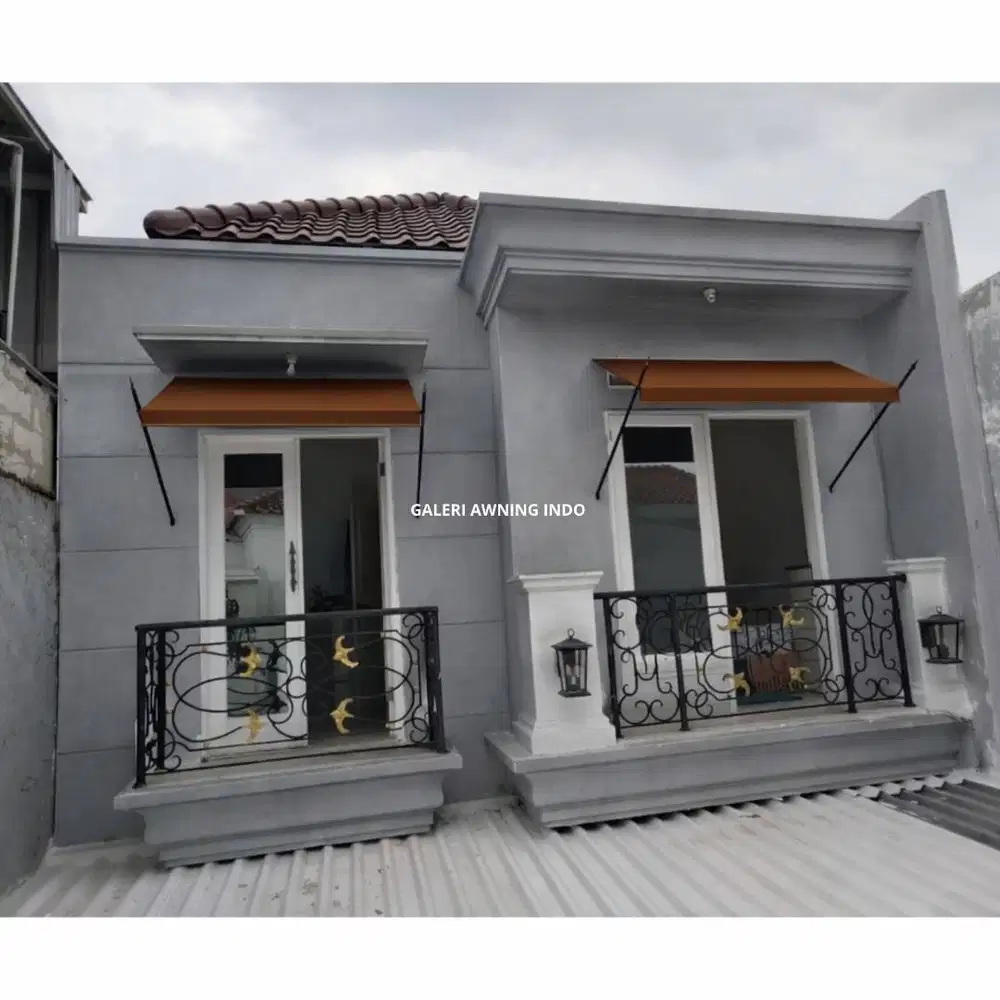 pagar lipat moderen moderen warna hitam