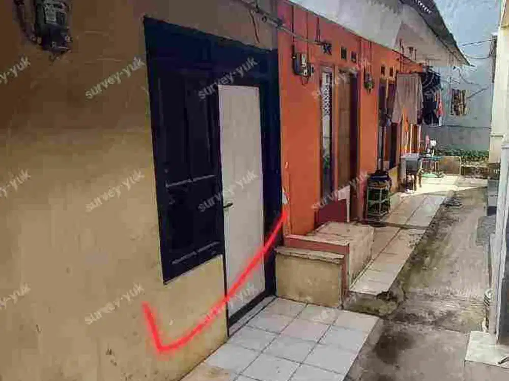 kontrakan 1 pintu 20 m2 shm jurang mangu barat