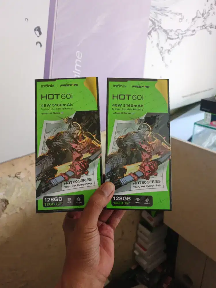 [ fast respon WA ] Infinix Hot 60i NFC 6+6/128 Garansi resmi 1thn