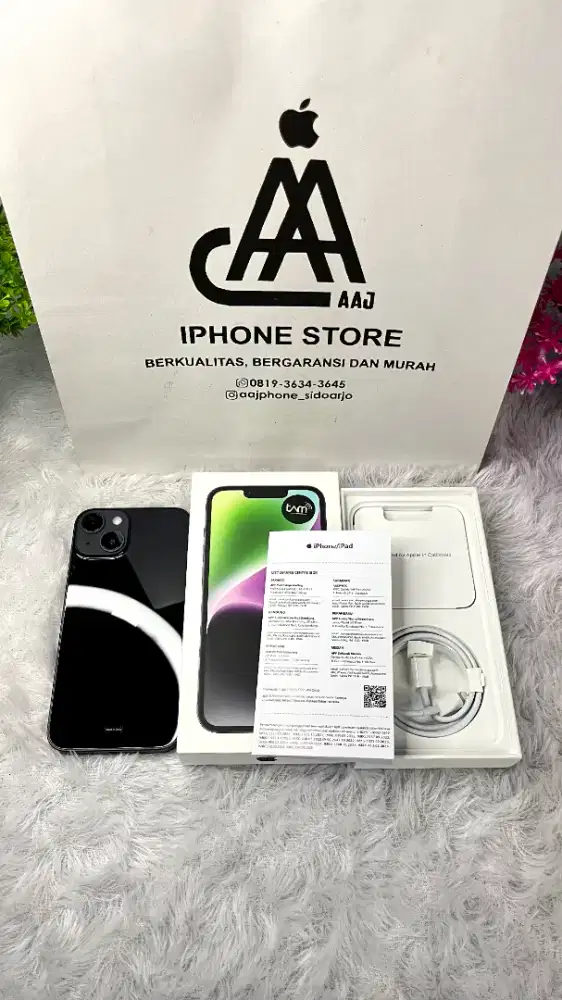 iPhone 14 128 GB Midnight iBox BNOB (Baru open booking aktivasi)