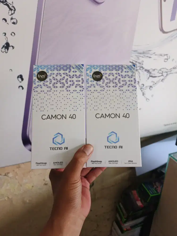 [ fast respon WA ] Tecno Camon 40 8+8/256 Garansi resmi 13bln