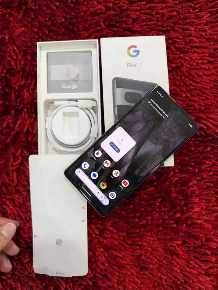 Google Pixel 7 128GB Android 16 Fullset Original Mulus