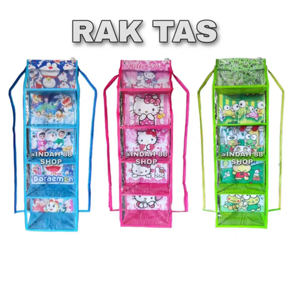 Rak Tas Gantung Alas Triplek