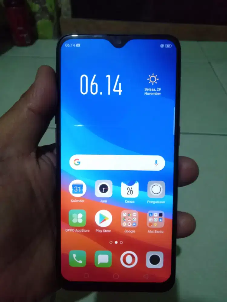 Hp Oppo F9 pro ram 8gb dan 4G LTE normal smua lengkap lancar aman jaya