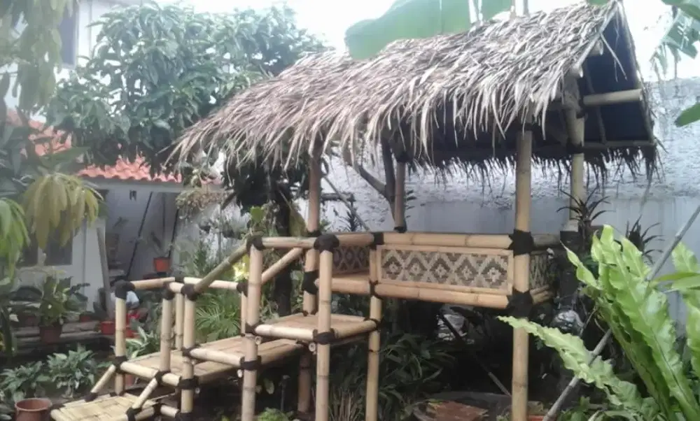Saung Bambu Murah