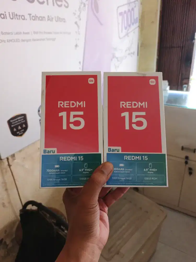 [ fast respon WA ] Xiaomi Redmi 15 NFC 8+8/128 Garansi resmi 15bln