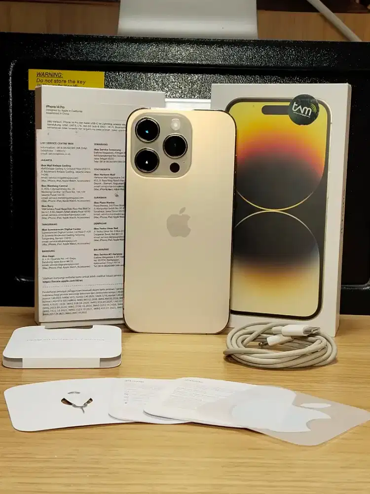 iPhone 14 Pro 256GB Gold iBox RESMI INDONESIA