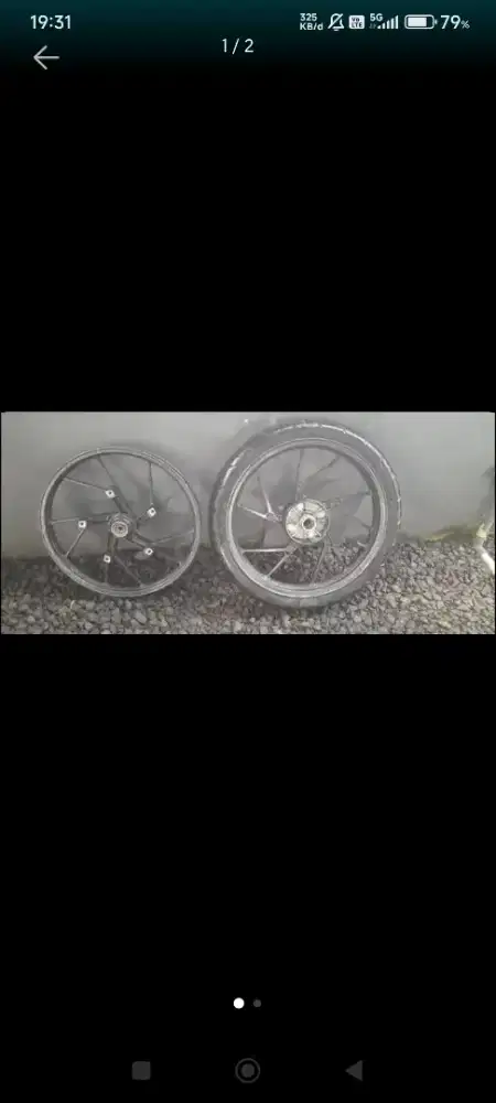 Velg satria Fu tanpa ban