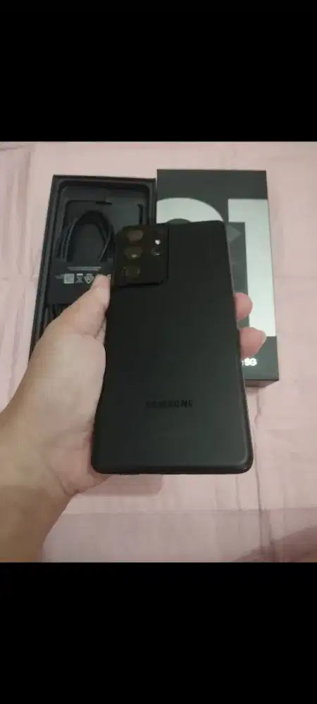 samsung s21 ultra, ram 12/256Gb, fullset ori sein mulus nominus