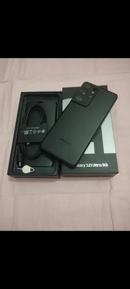 samsung s21 ultra, ram 12/256Gb, fullset ori sein mulus nominus