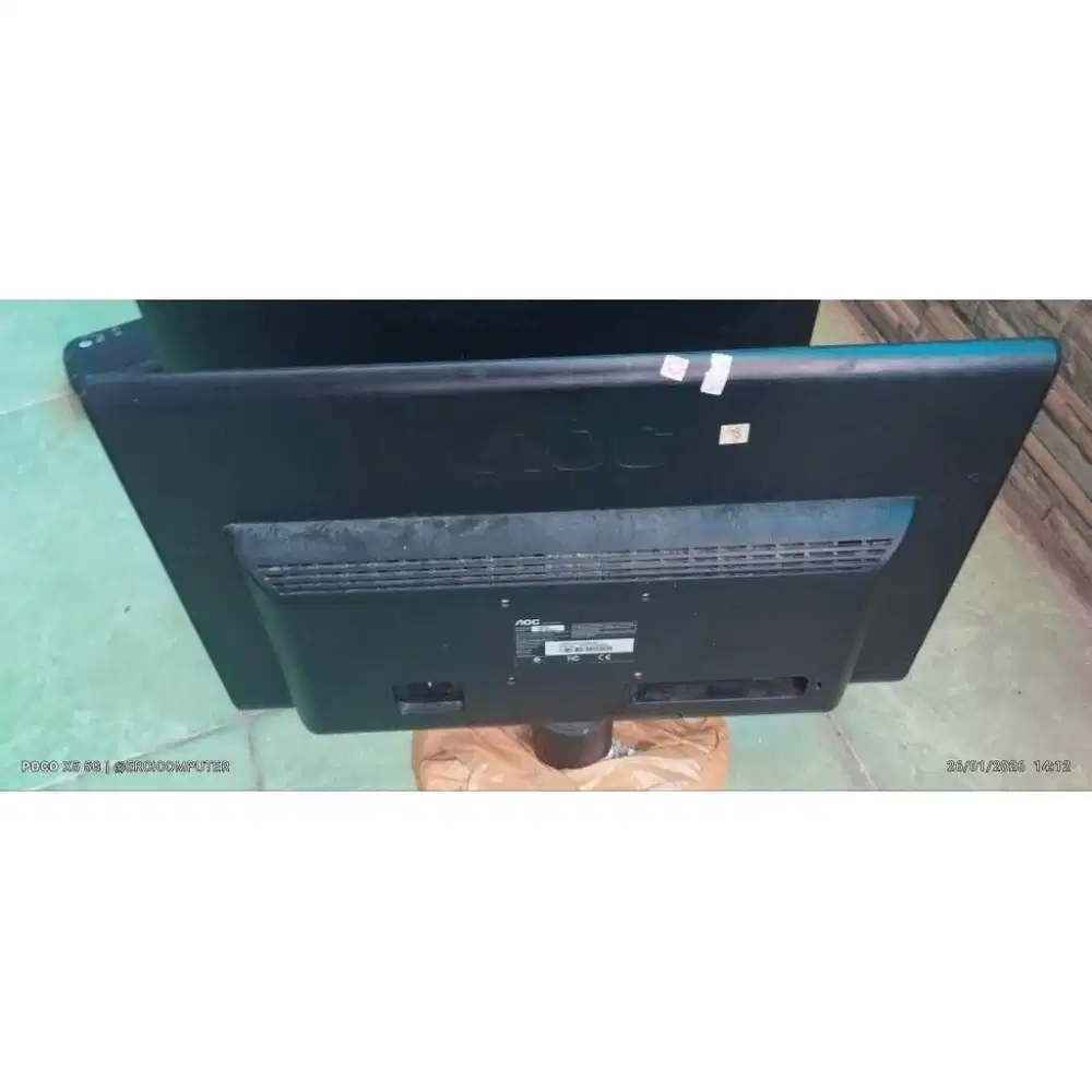 LED Monitor BenQ DL2020 Layar 20 Inchi Minus, power on no display